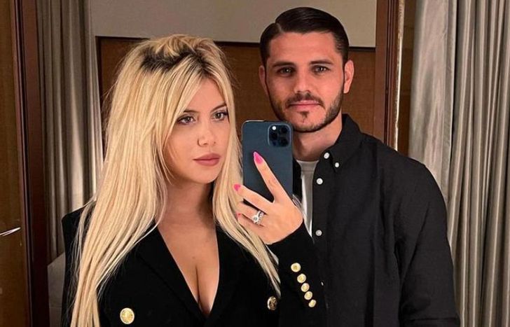 Wanda Nara y Mauro Icardi.
