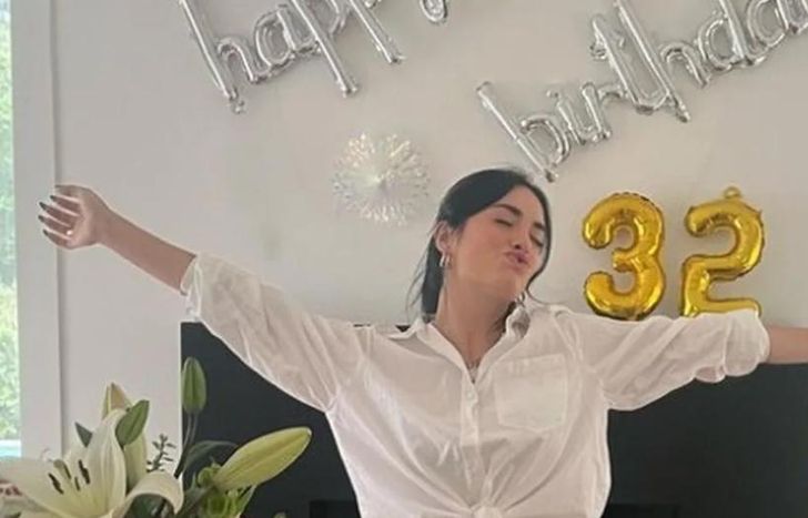 Lali, de festejo.