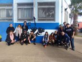 Inauguraron un mural de Malvinas en la Secundaria N°3 en Turdera.