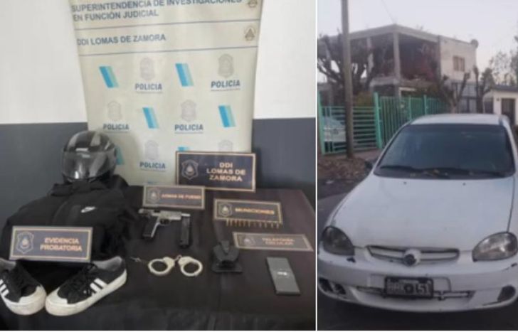 El operativo estuvo a cargo de la DDI de Lomas de Zamora.