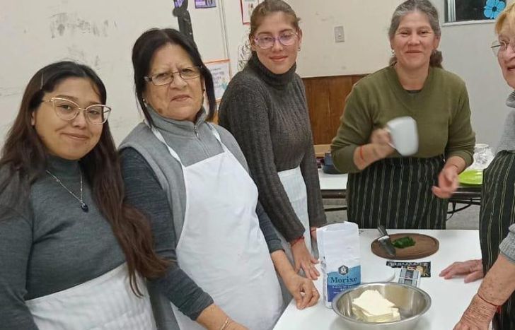 Con las manos en la masa.