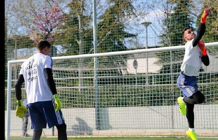 La Selección llevó a cabo el último entrenamiento en Madrid antes de viajar a Marruecos.