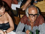 Moria Casan con Carlos Sexton en los 70.&nbsp;