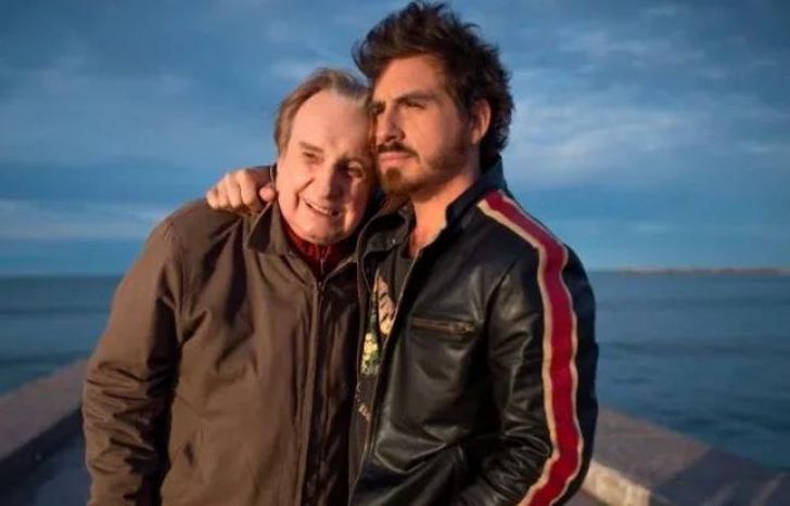 Padre e hijo, en escena.