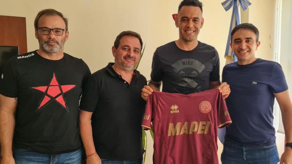 Domínguez, el tercer refuerzo de Lanús.