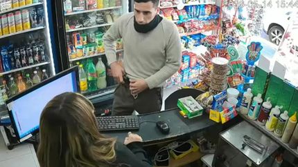El robo quedó filmado. El robo quedó filmado.