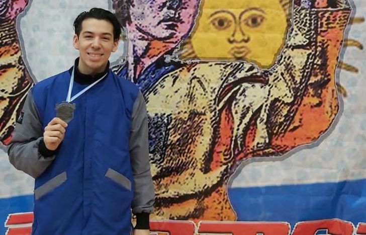 Bruno se subió al podio en Misiones.