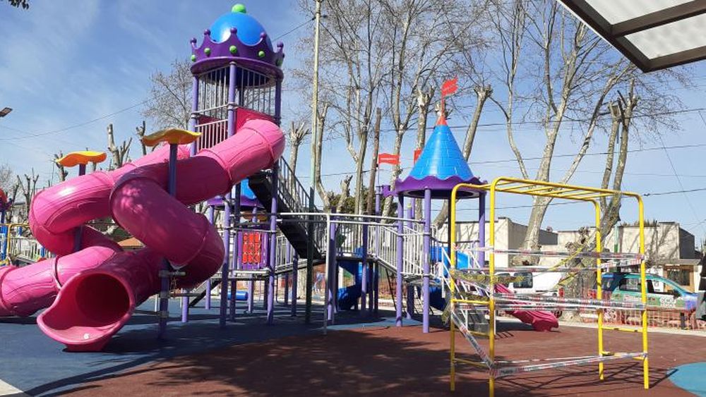 Colocaron más juegos infantiles y de salud.