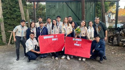El Grupo Scout sigue haciendo trabajos solidarios en la comunidad.