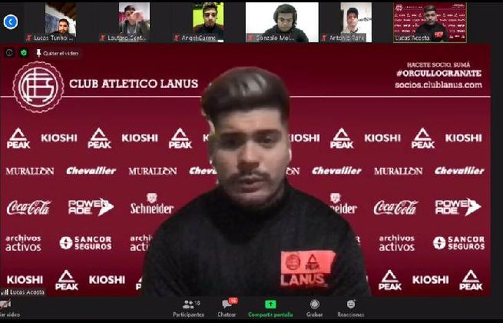 “Tengo muchas ganas de estar en Lanús que es un club grande y va a enseñarme muchísimo”.