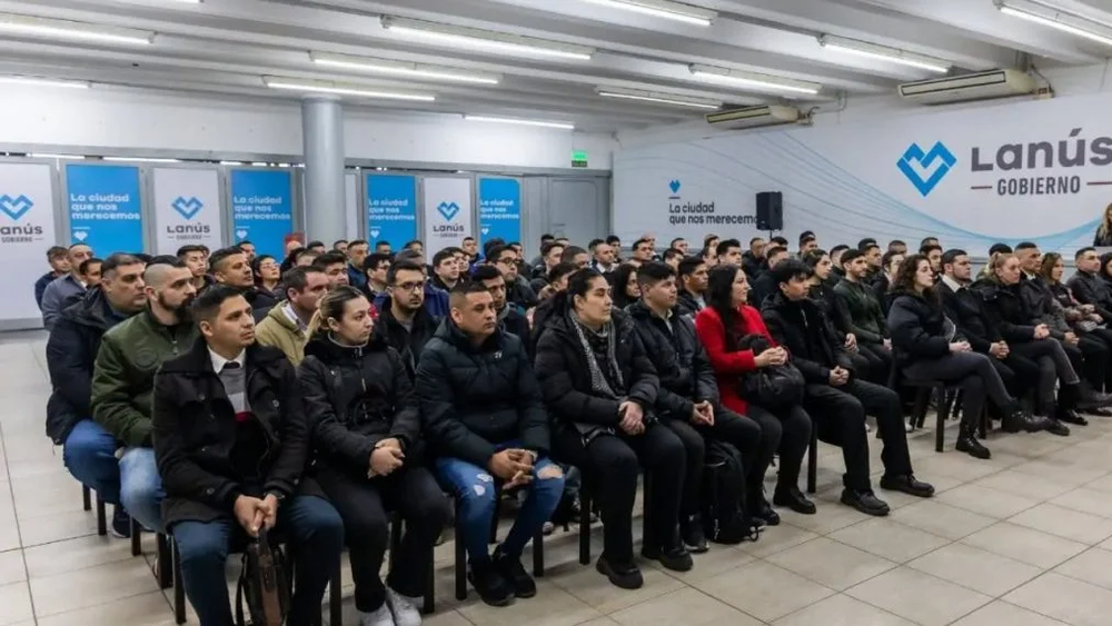 Lanús puso en marcha su Escuela de Policía Municipal.&nbsp;
