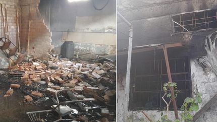 El siniestro provocó graves daños en la zona más afectada.