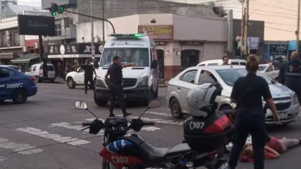 El accidente ocurrió en hora pico.