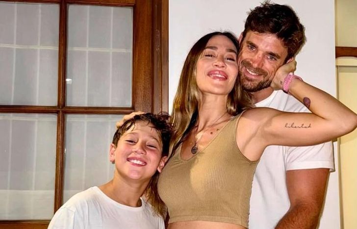 Jimena, en familia.