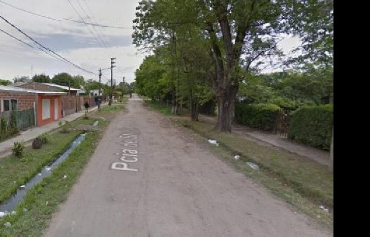 En el barrio donde ocurrió el ataque.