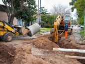 Las obras hídricas llegan a varias localidades de Lomas.