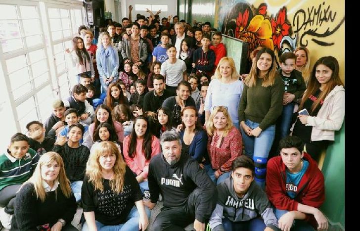 Los docentes son ejemplo todos los días, dijo Ferraresi.