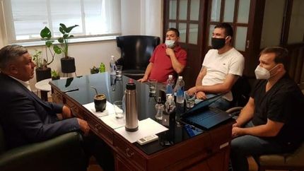 La reunión entre Tapia y Baglivo.