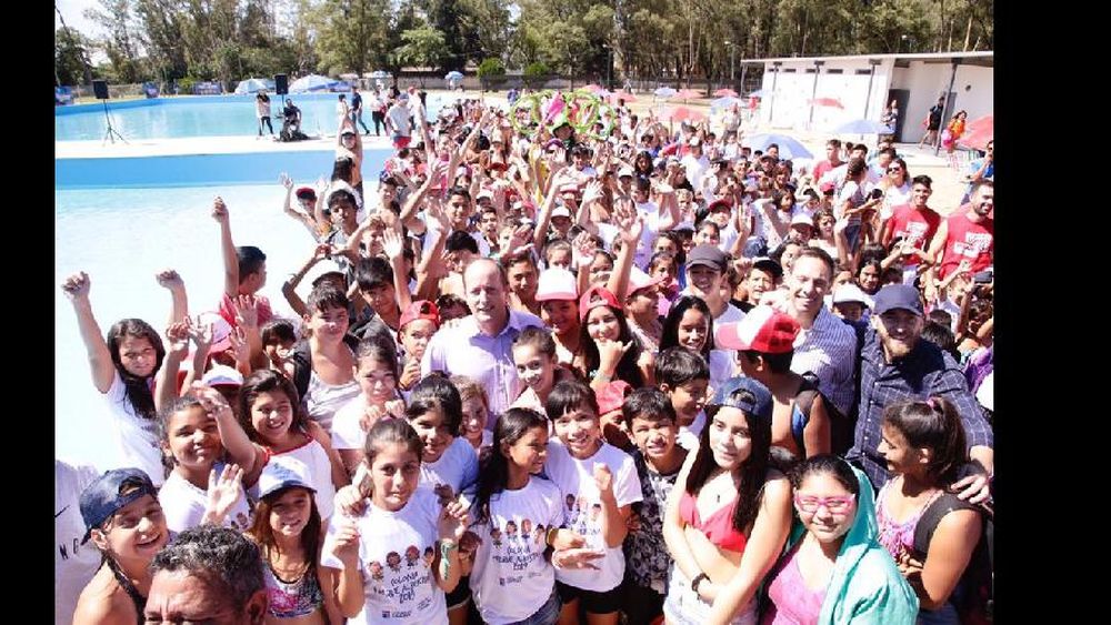 el intendente visitó a los pequeños esta semana.