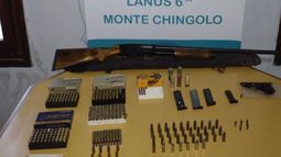 Secuestraron varias armas y municiones.