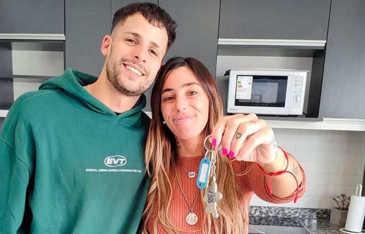 Joel Ojeda y Catalina Gorostidi, en sus días felices.
