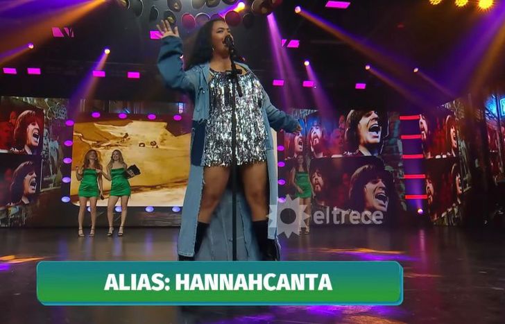 Canto varias canciones y Guido Kaczka hizo pasar al estudio a los padres de Hannah.