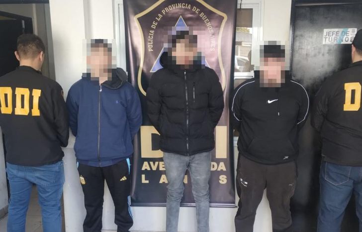 Los ladrones, arrestados por la Policía.