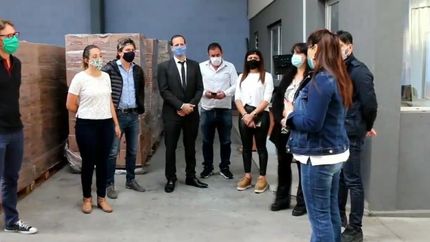 Visitaron el Centro de Logística ubicado en Llavallol.