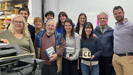 La imprenta Servicop hizo realidad el sueño de Rotondo.