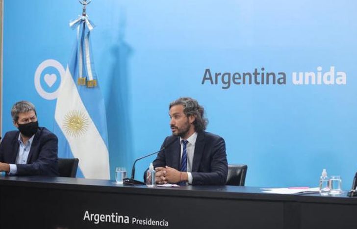 Lammens, Cafiero y Vizzoti explicaron los detalles del decreto.