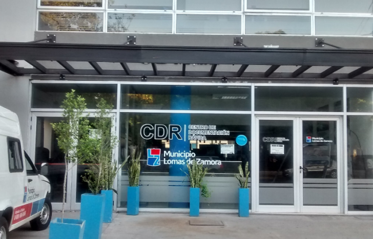 El CDR funciona al lado del edificio del Municipio.