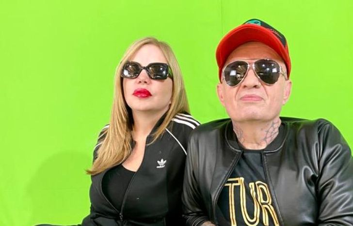 Hermann, junto Lorena Mexy.