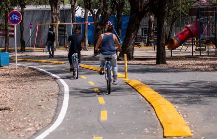 Con la bicisenda ordenaron la circulación dentro del predio.