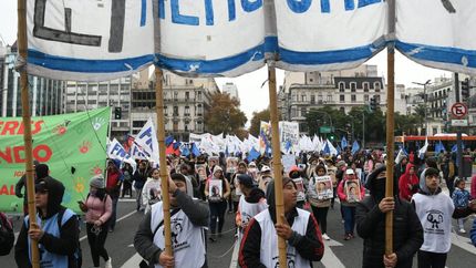 Partieron desde el Obelisco.