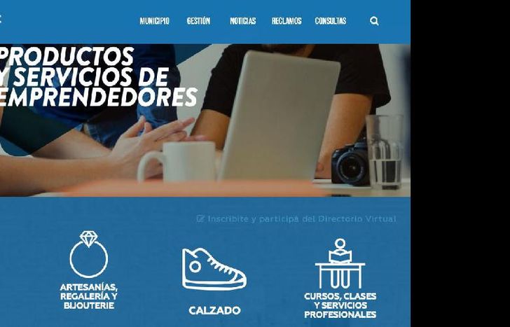 a través de la web, pueden publicitar sus productos.