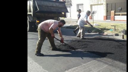 multiplican las obras de bacheo para mejorar la circulacion vial