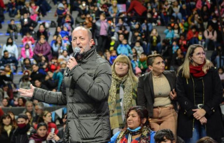 Martín encabezó el encuentro en el Microestadio del Parque de Lomas.