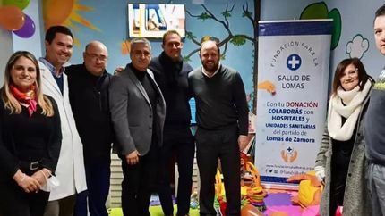 Entregaron dos televisores para la nueva juegoteca del Gandulfo.