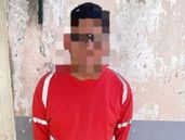 El prófugo detenido. Lo arrestaron en más de una ocasión.