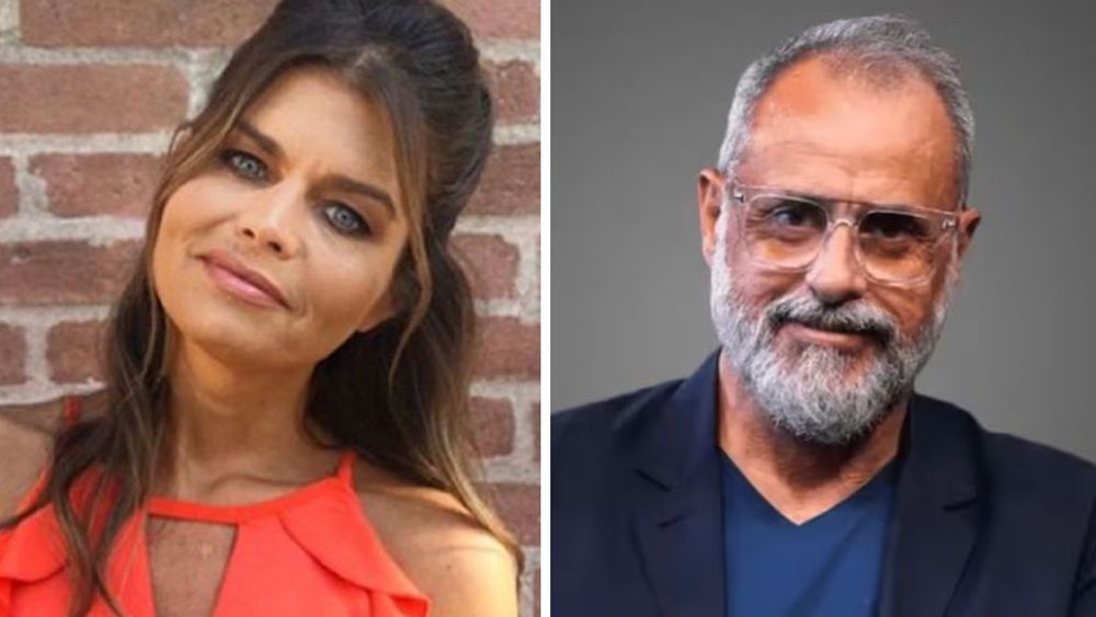 Angie Balbiani y Jorge Rial, en medio de rumores.&nbsp;