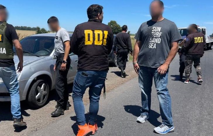 El preso y su cómplice fueron interceptados en la ruta.