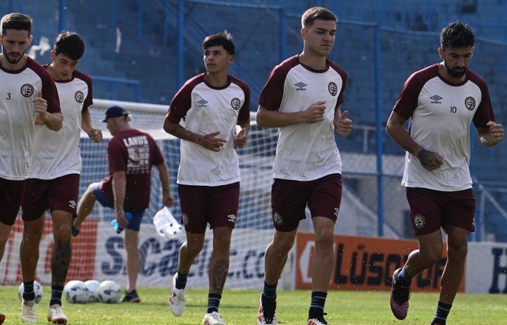 Boca en el camino de Lanús.