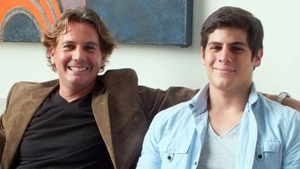 Renato Rossini y su hijo.