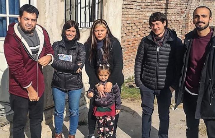 Se reunieron con la familia.