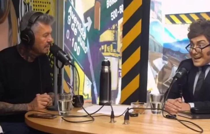 Iván, con Marcelo Tinelli.