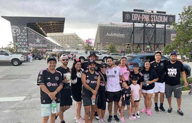 Yésica vivió un sueño durante la presentación de Messi en el Inter Miami.