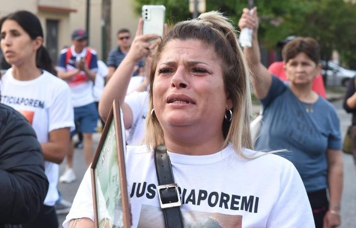 Stella, madre de Emiliano.