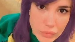 Andrea Rincón se puso violeta