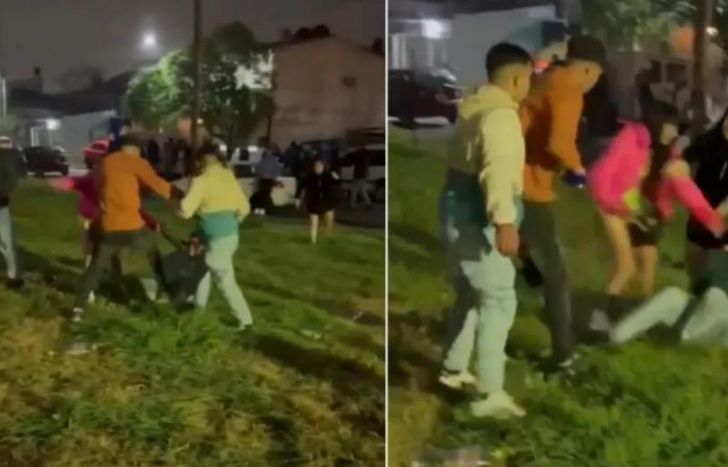 La salvaje agresión fue filmada por testigos.