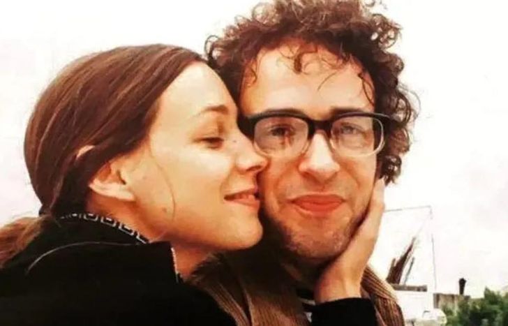 Lisa con su papá, Gustavo Cerati.